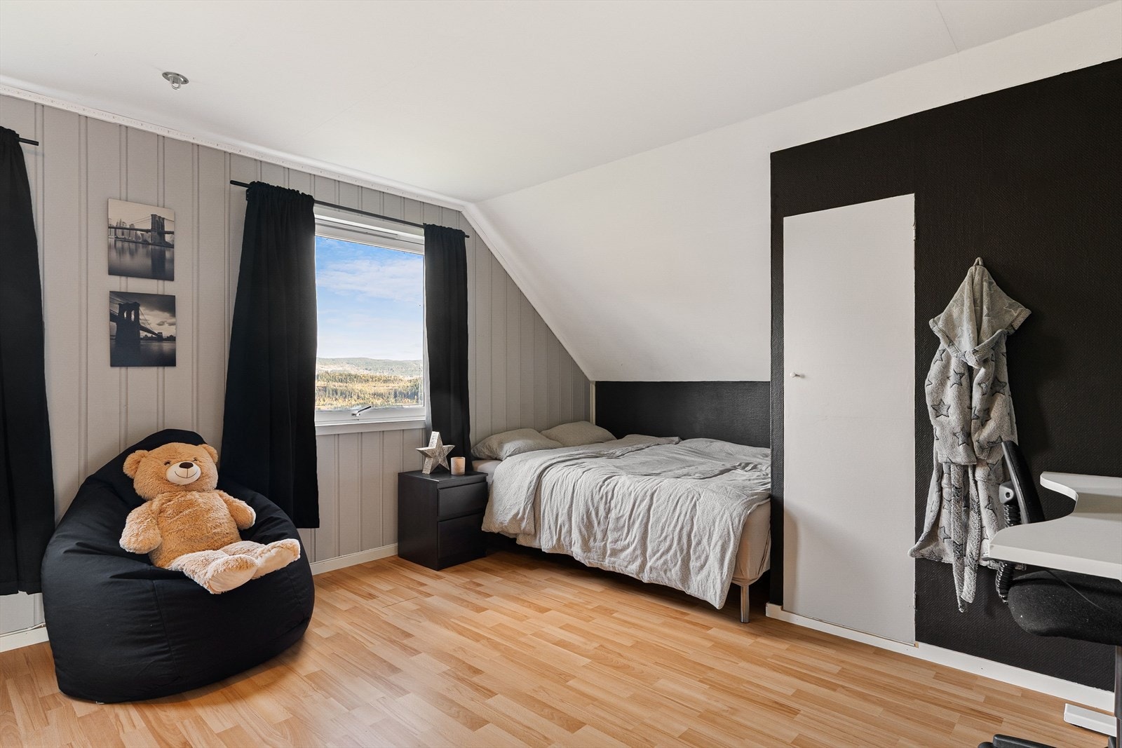 Hele fire soverom betyr mange valgmuligheter for familien. Galleribilde