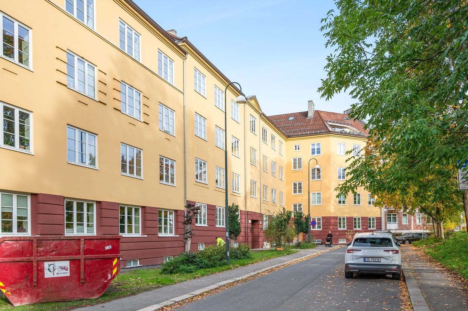 Fasade sett fra Gustav Jensens gate. Galleribilde