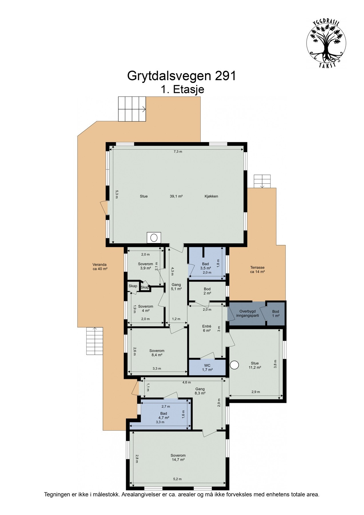 Planskisse. Galleribilde