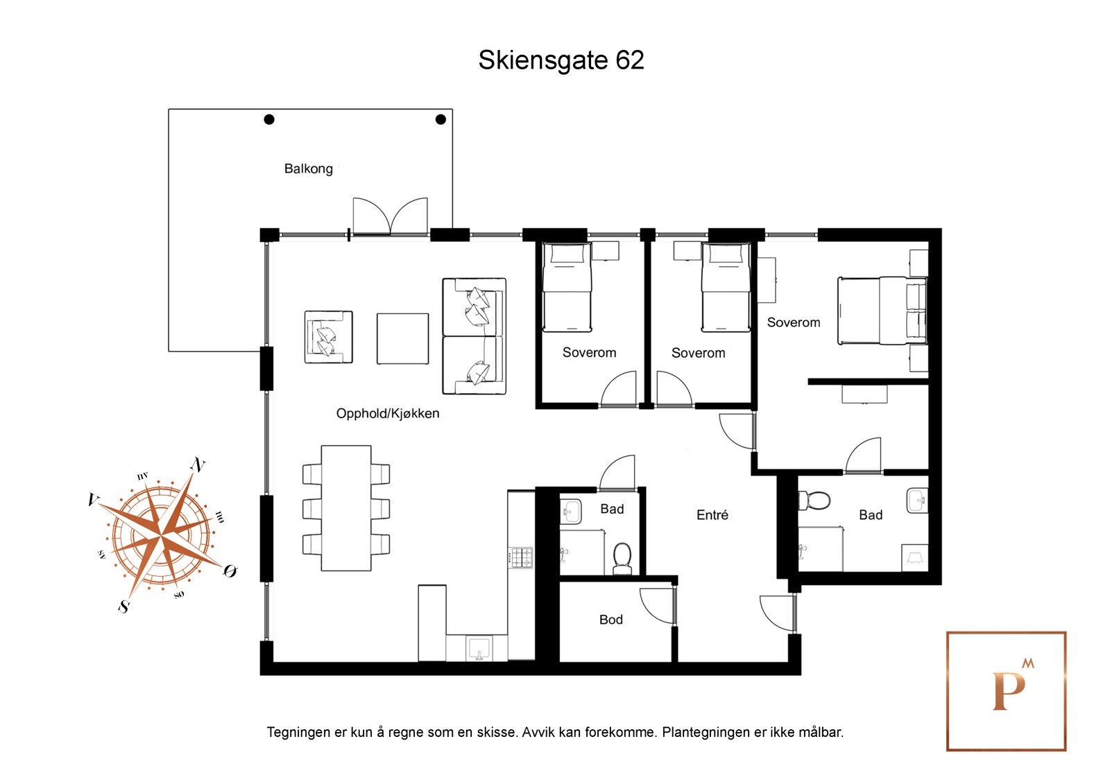 Planløsning. Galleribilde