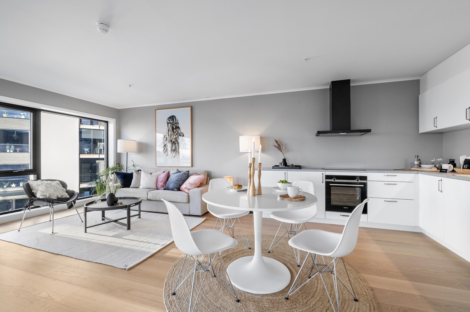 Stue/kjøkken Galleribilde