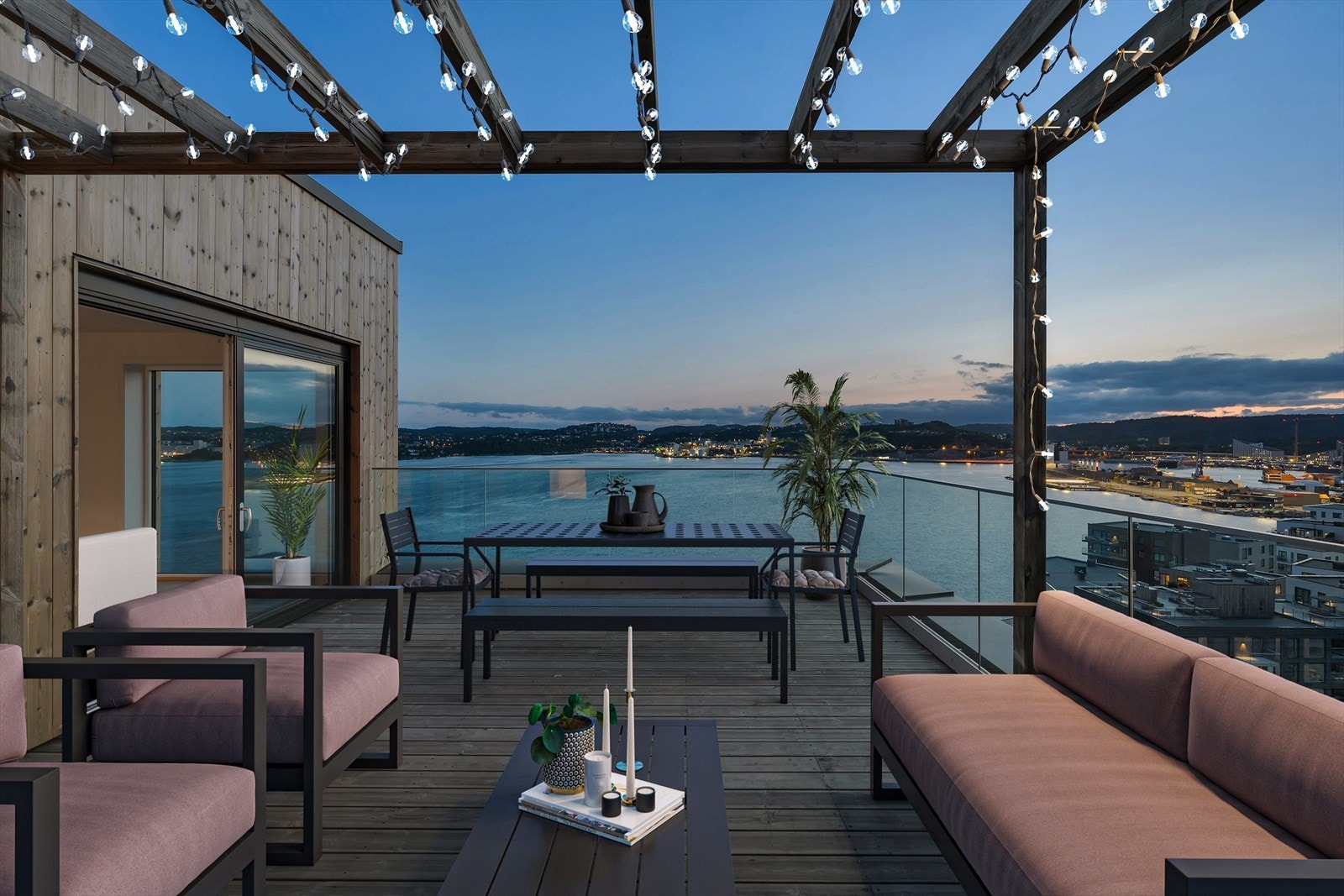 Plass til sittegruppe og spisebord (digital stylet) Galleribilde