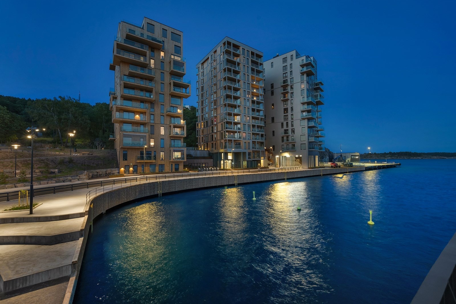 Området er fint belyst Galleribilde