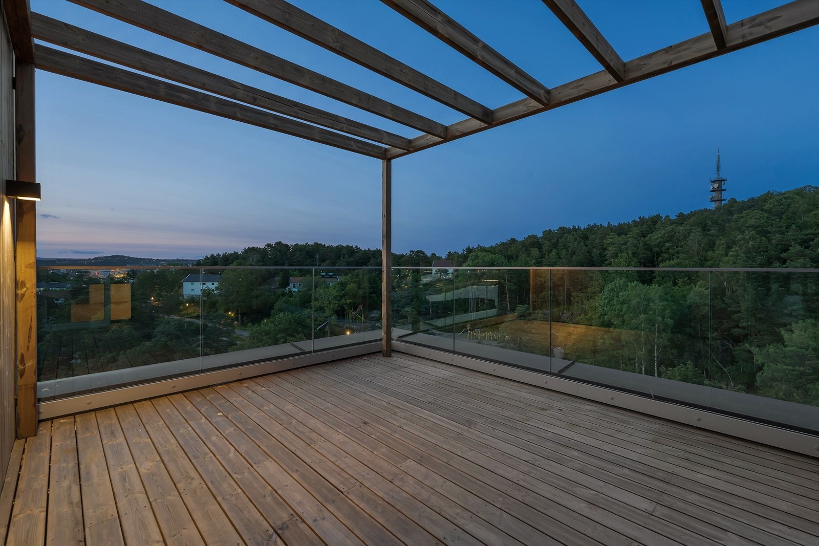 Fint utsyn over grøntområde på Odderøya Galleribilde