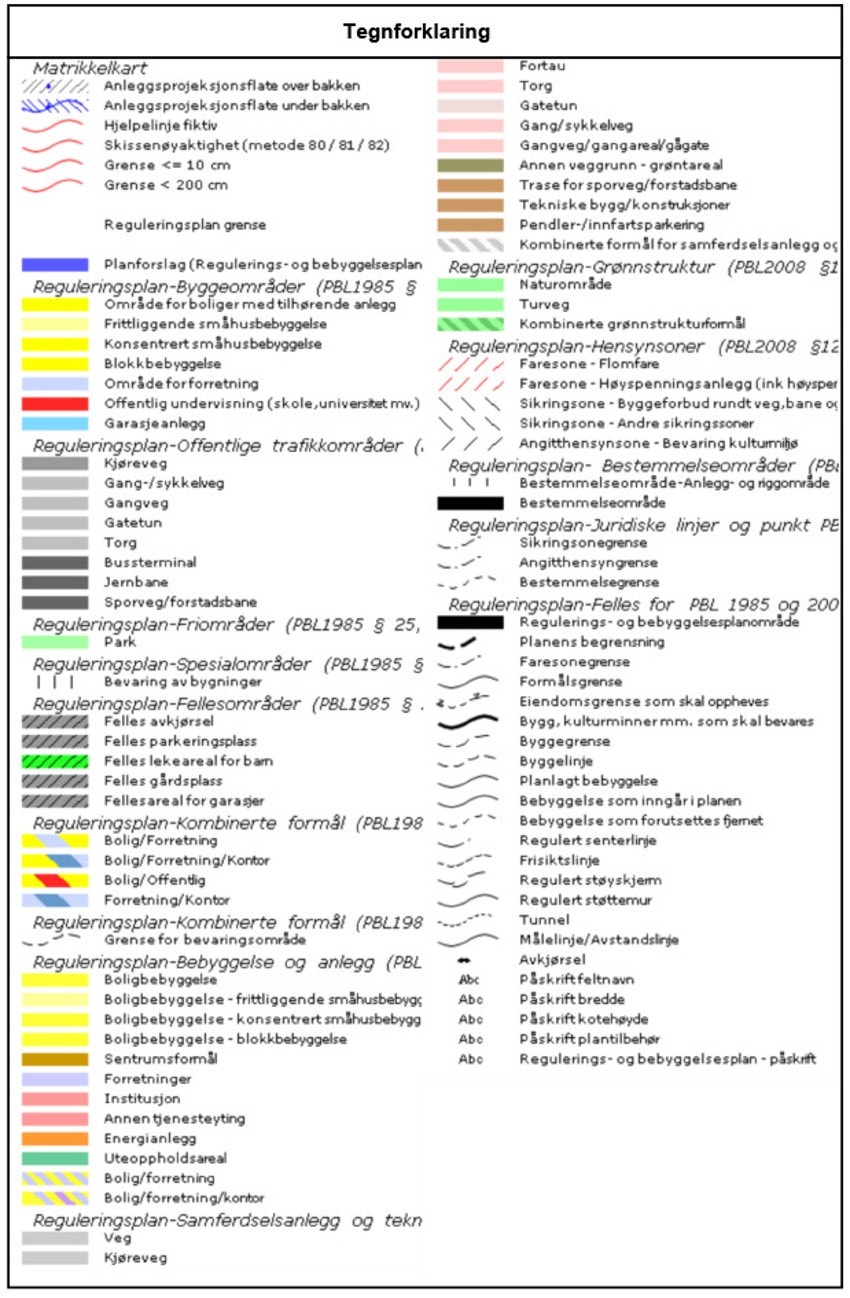 Reguleringskart1_tegnforklaring Galleribilde