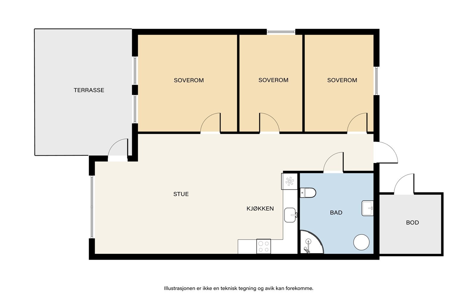 Plantegning Galleribilde