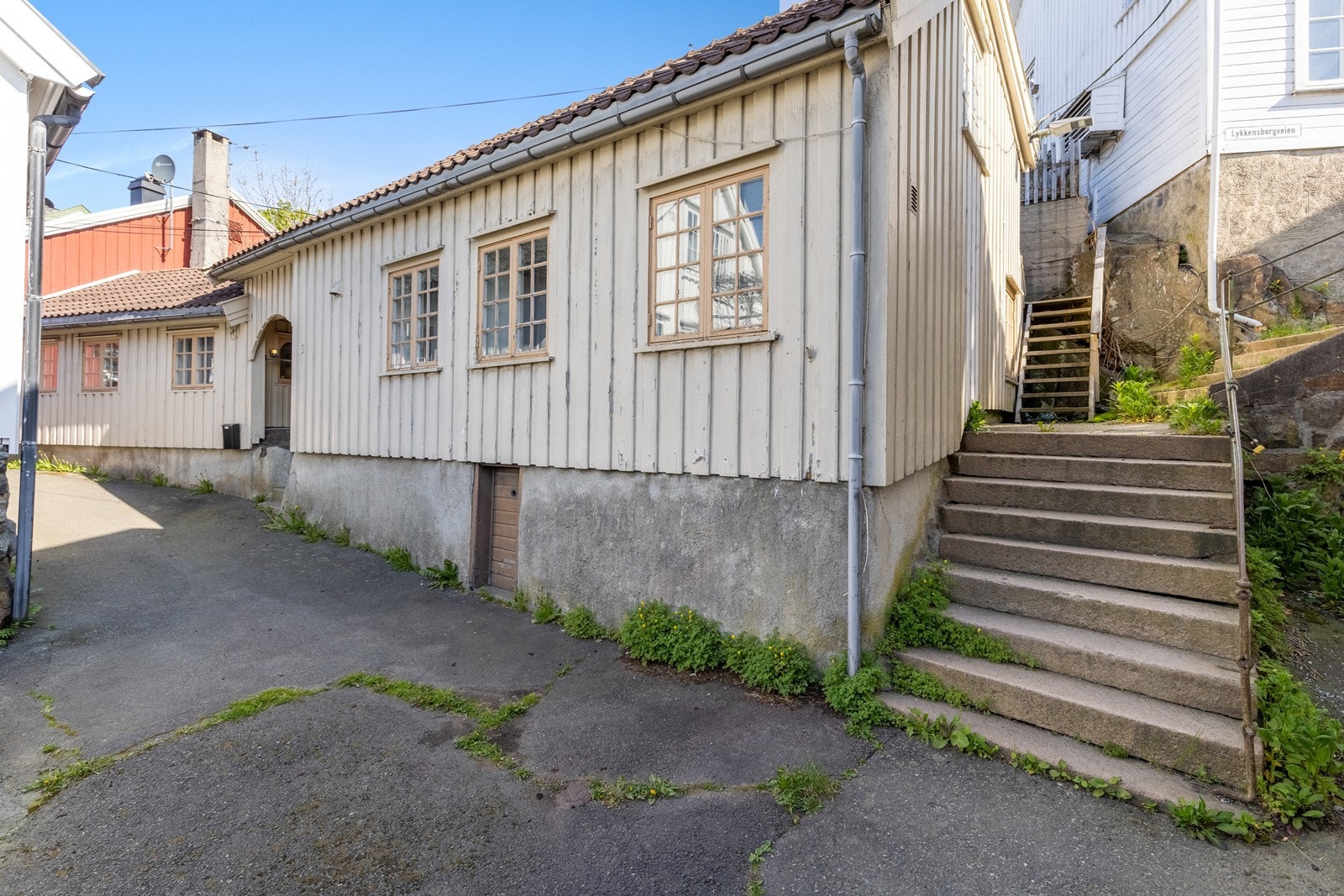 Små trange gater og idyllisk område Galleribilde