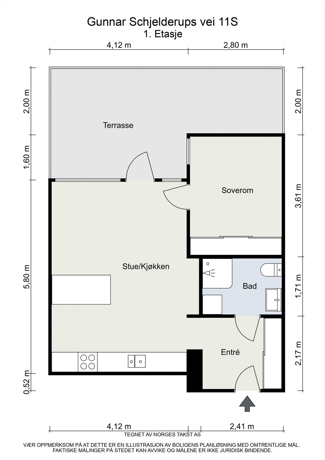 Plantegning Galleribilde