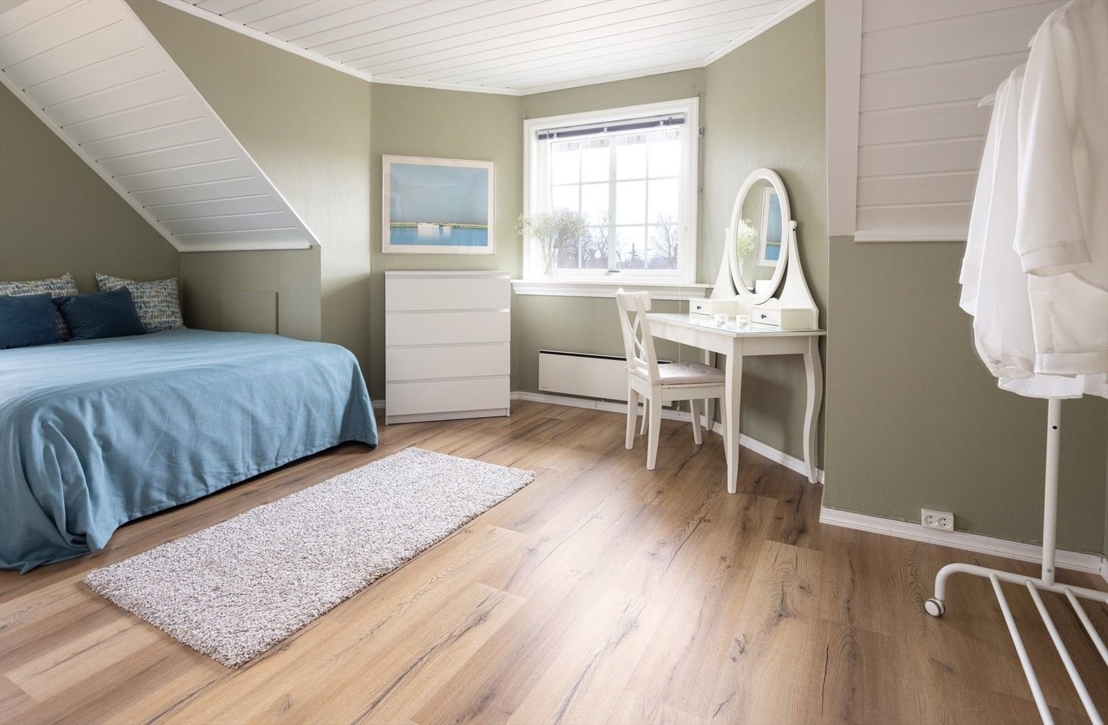 Soverom – pusset opp med nytt gulv i 2019. Galleribilde