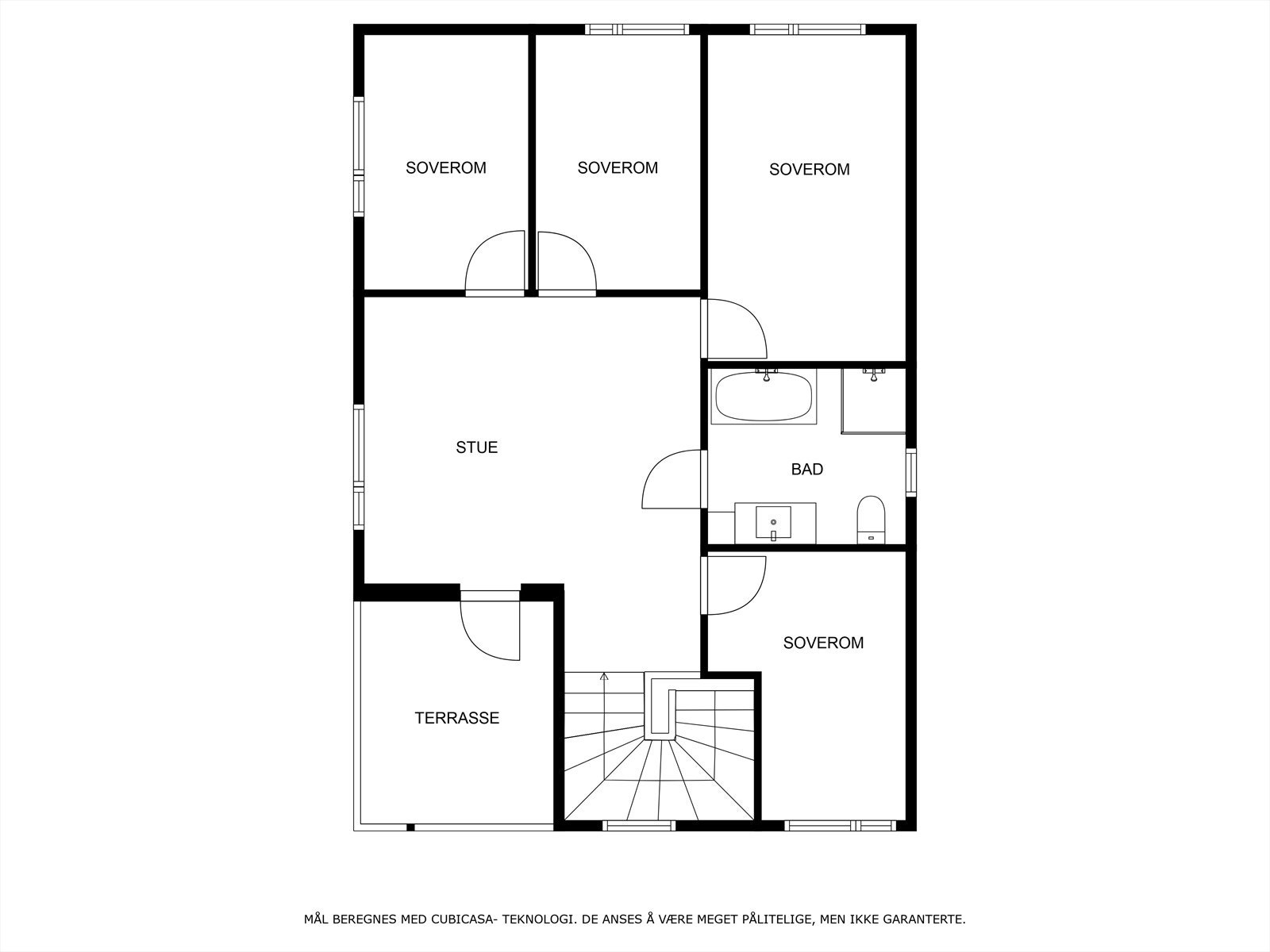 Plantegning 2.etasje Galleribilde