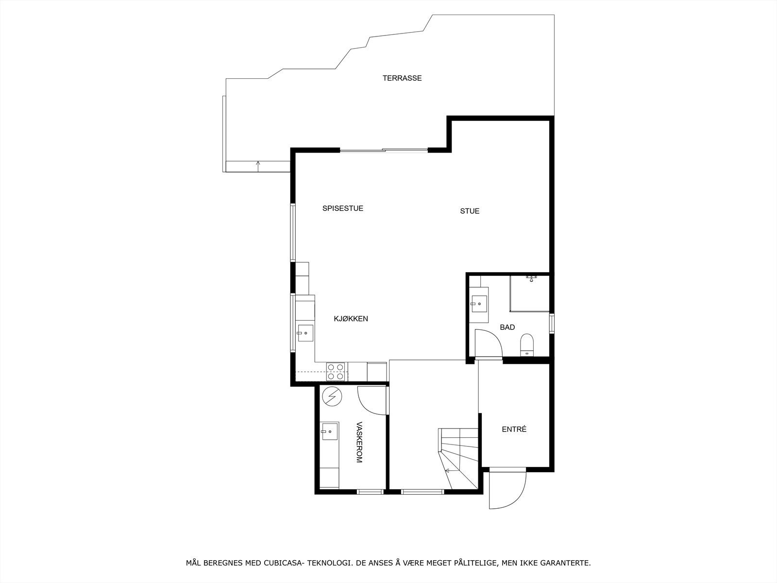 Plantegning 1.etasje Galleribilde