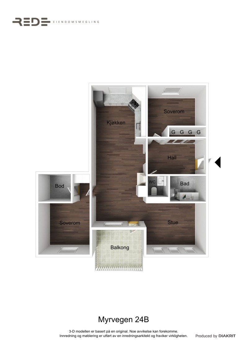 Plantegning Galleribilde