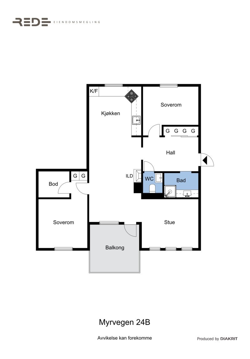 Plantegning Galleribilde