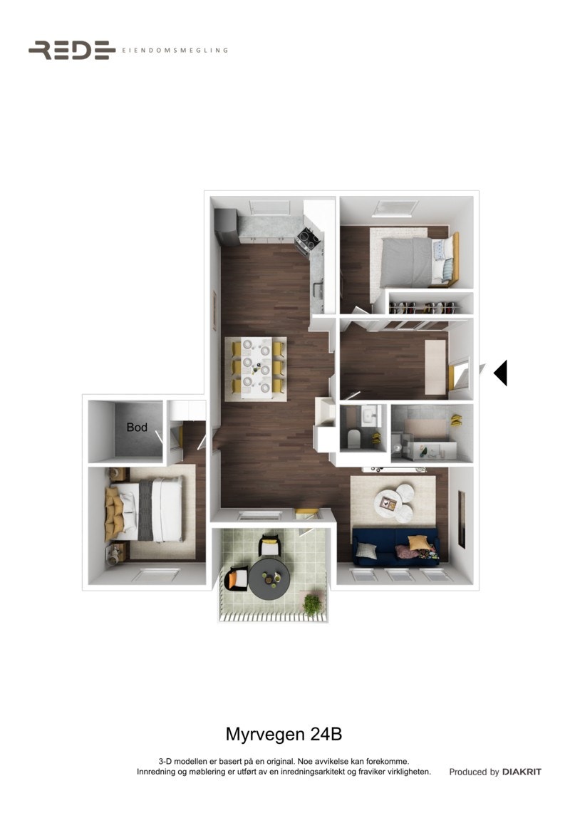 Plantegning Galleribilde