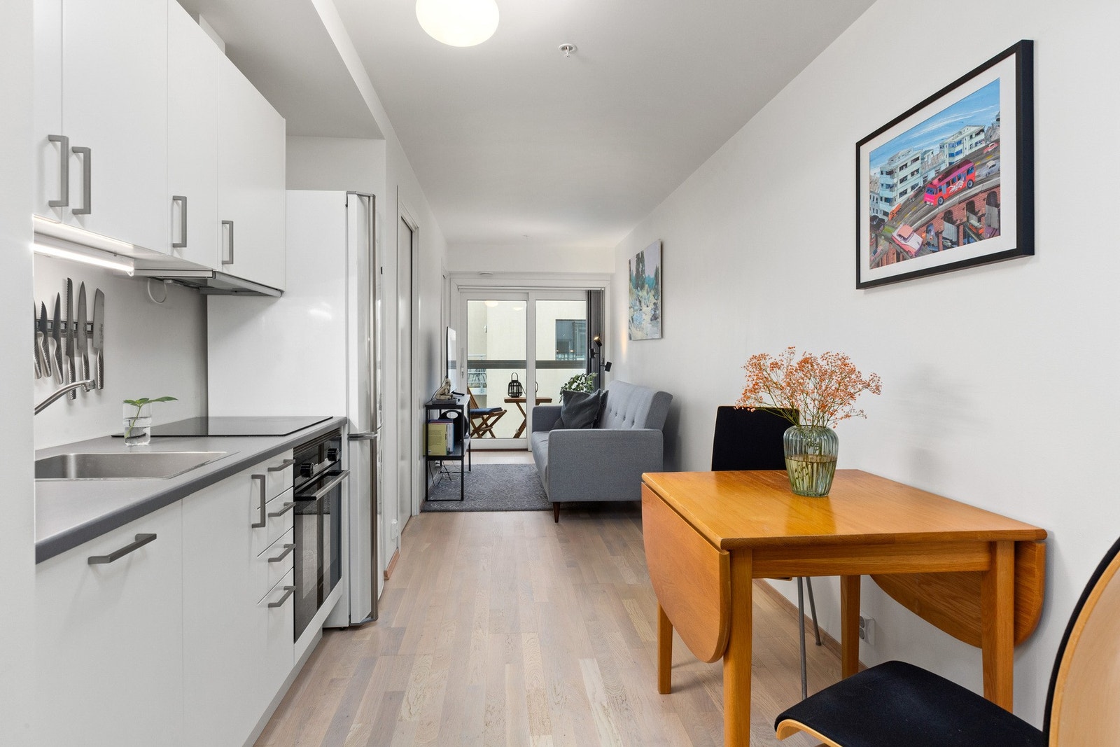 Aktuelle leilighet ligger i 4. etasje. Galleribilde