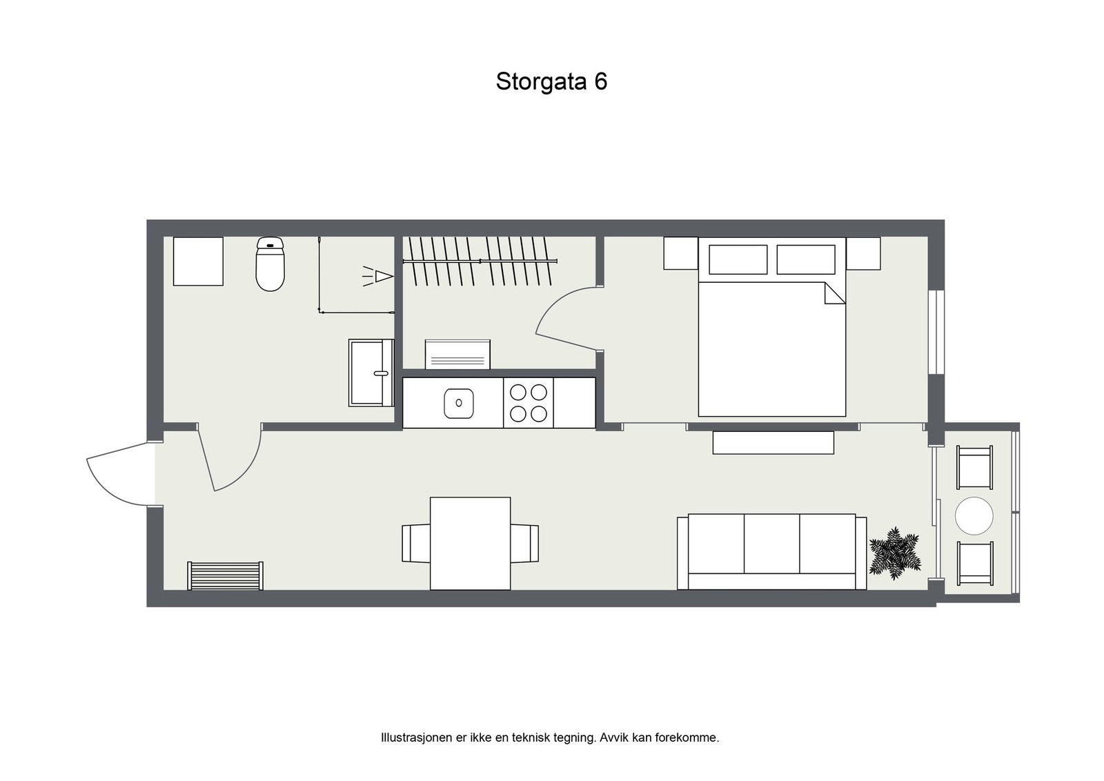 Plantegning Galleribilde