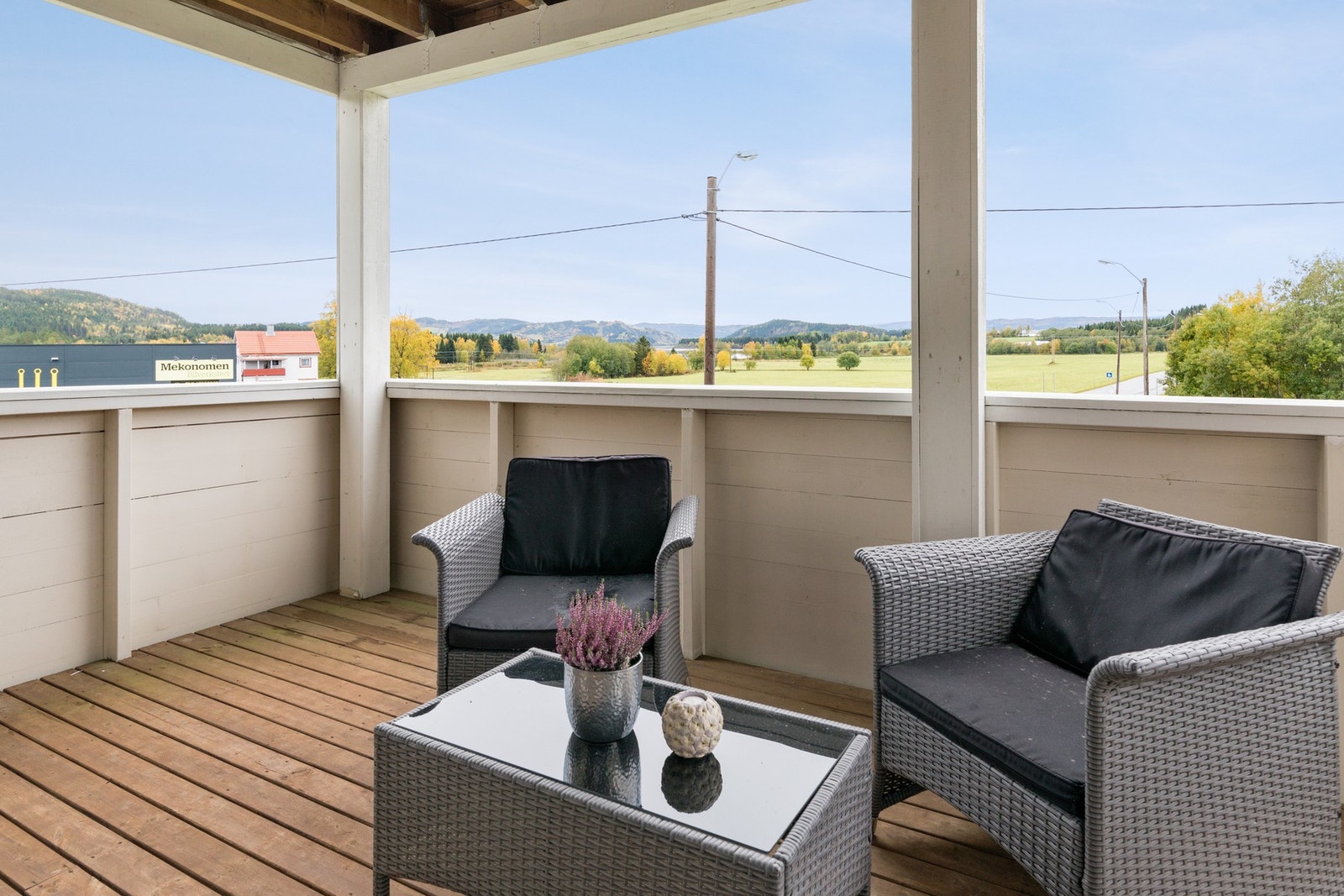 Flott utsikt. Galleribilde