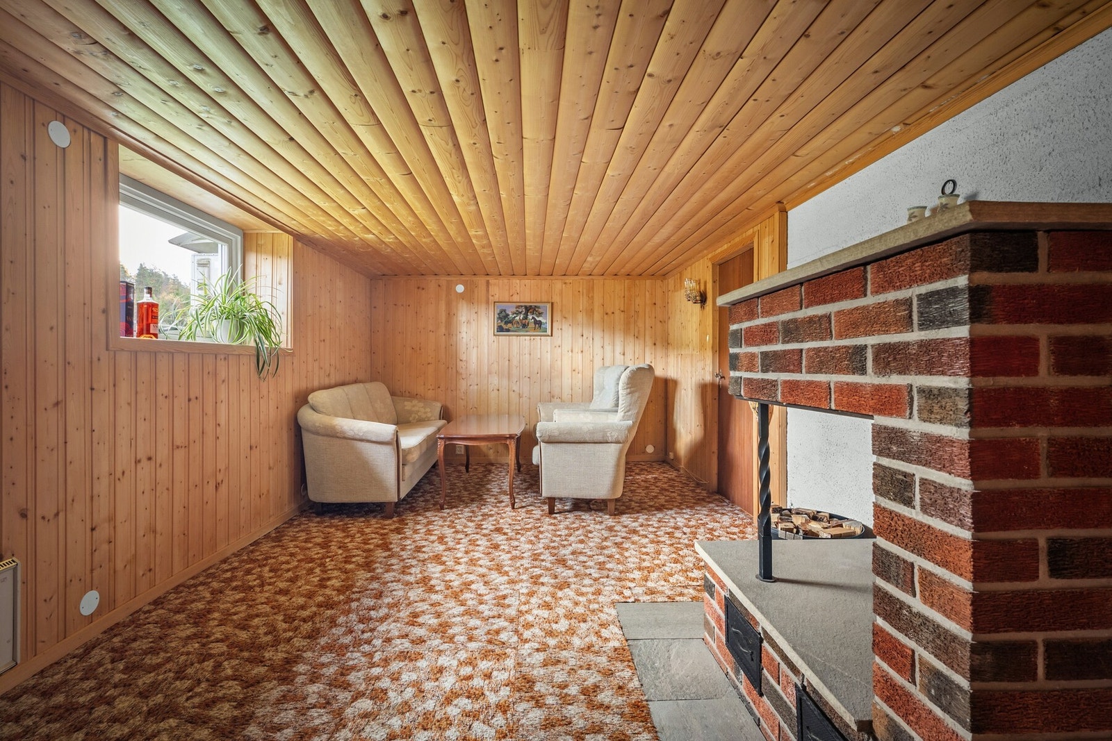 Hyggelig kjellerstue av god størrelse Galleribilde