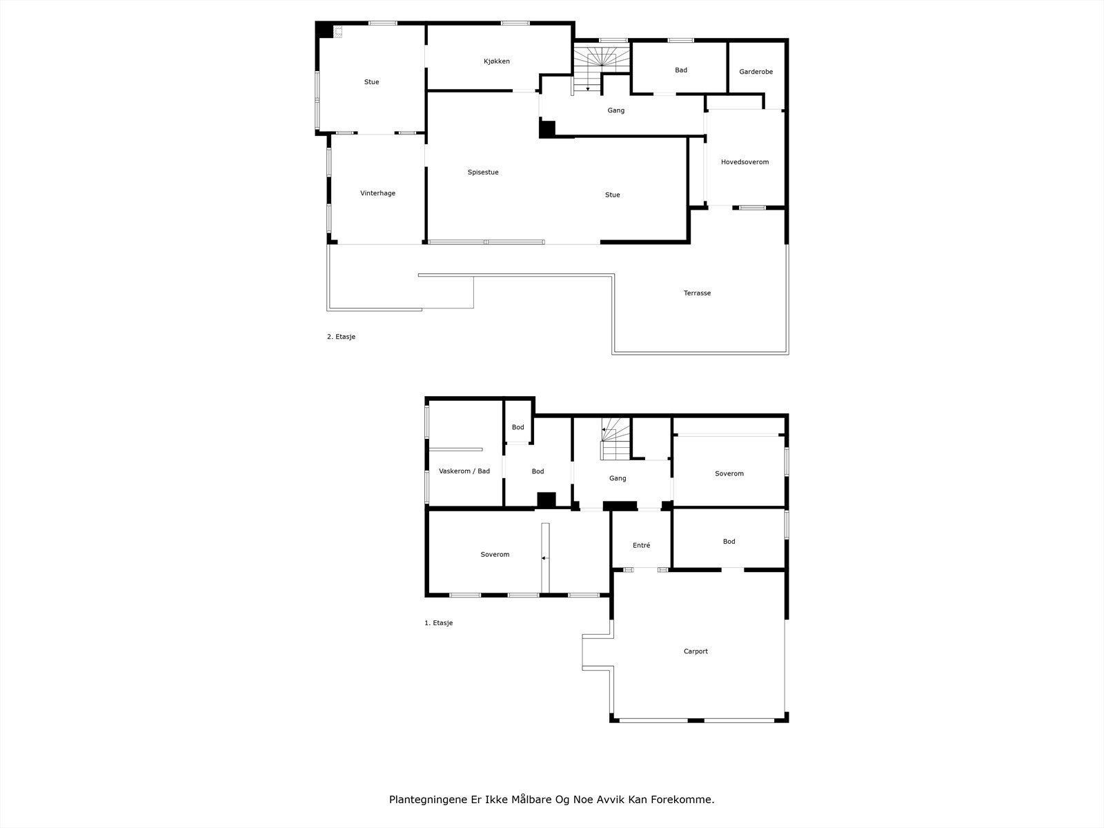 Plantegning Galleribilde