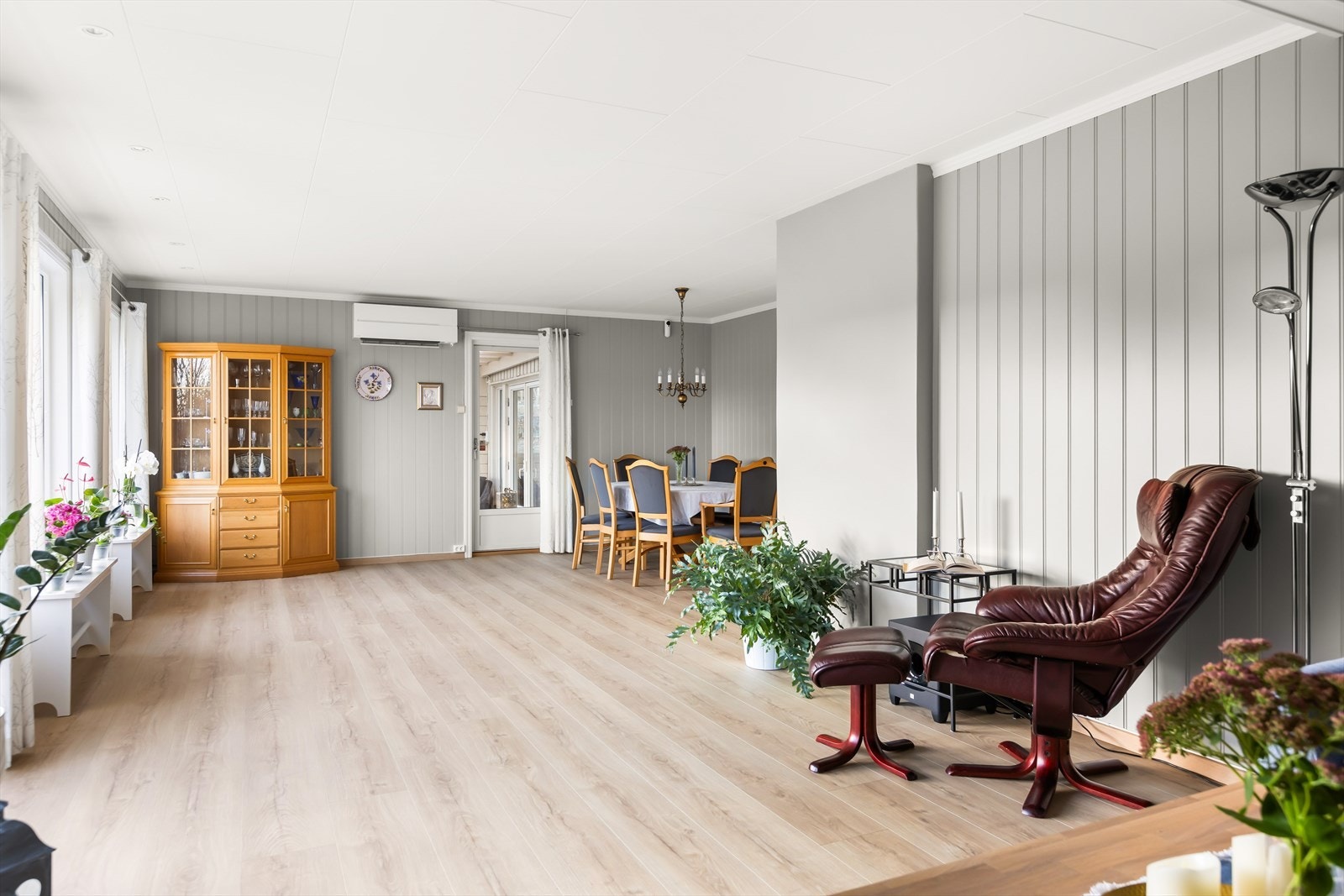 Stue med varmepumpe. Galleribilde