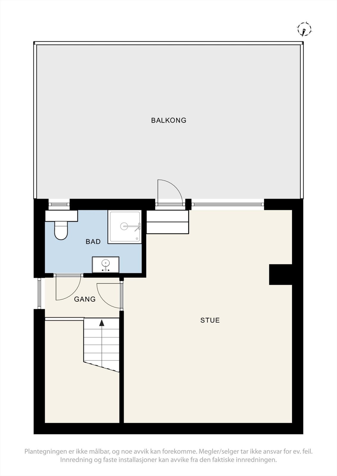 Plantegning 3. etasje. Galleribilde