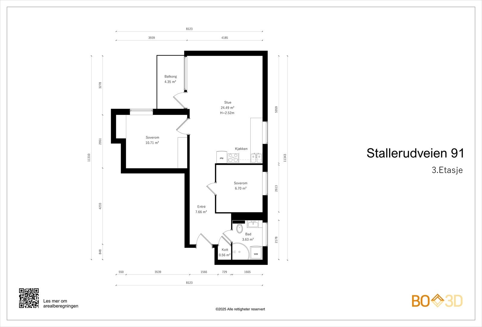 Alternativ plantegning Galleribilde