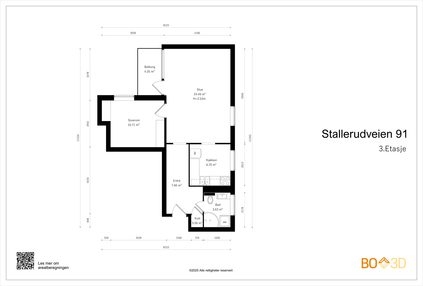 Plantegning Galleribilde