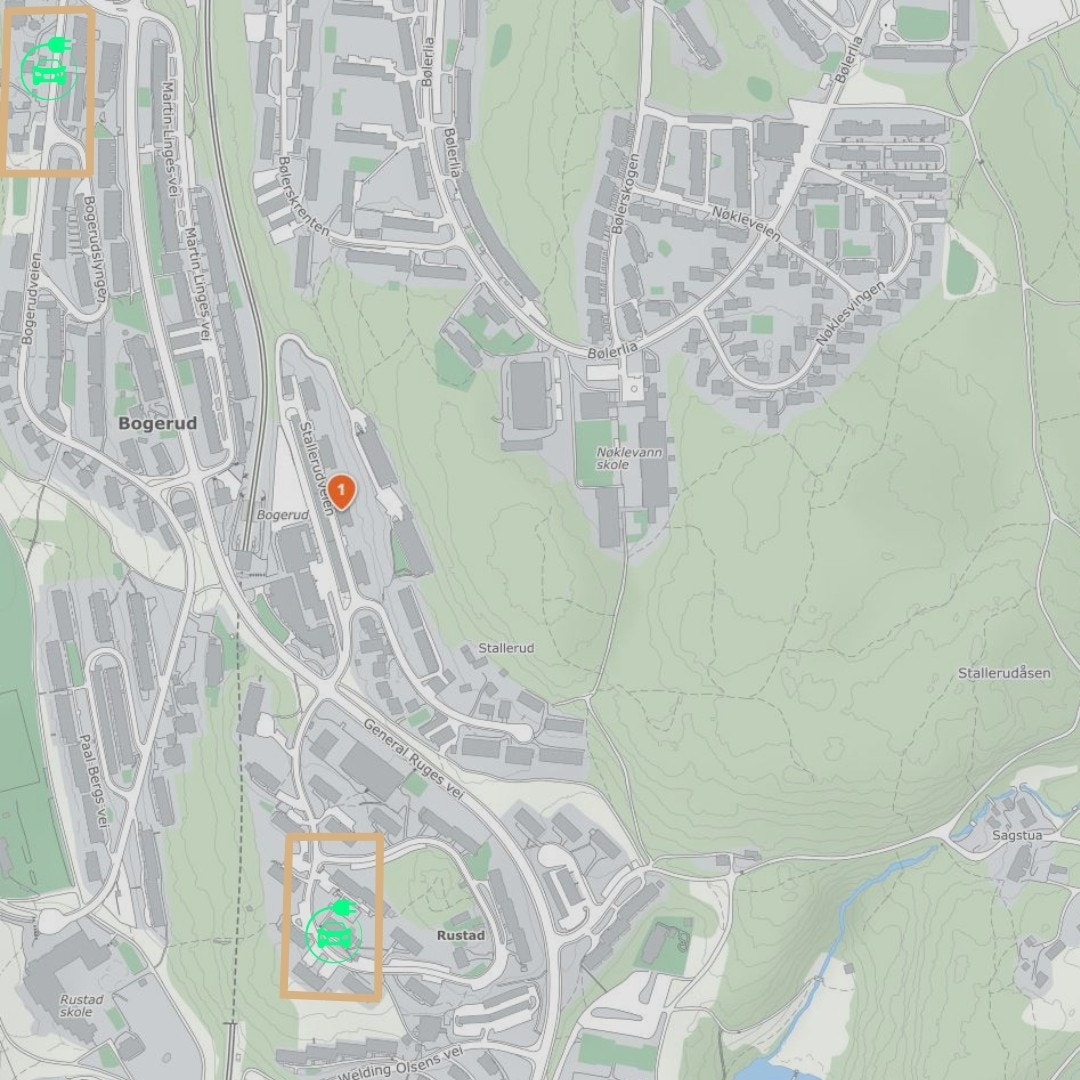 Kommunale ladeplasser Galleribilde