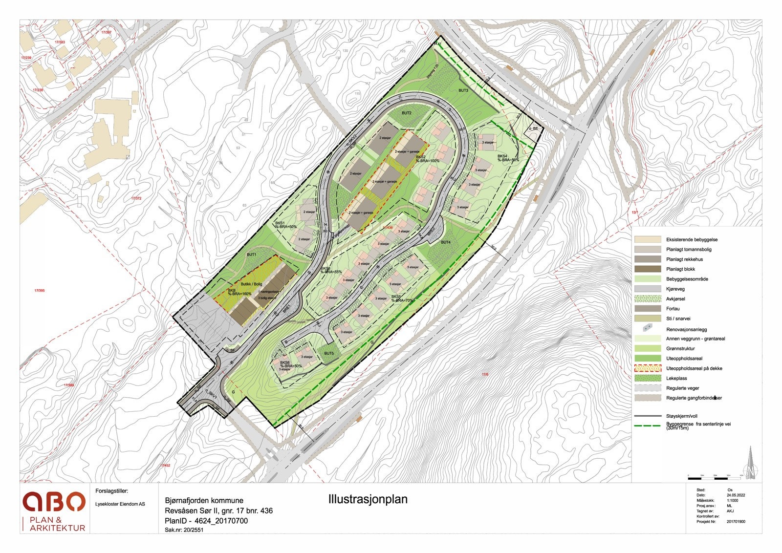 Revsa sen-Sør-II_Illustrasjonplan_24.05.2022 Galleribilde