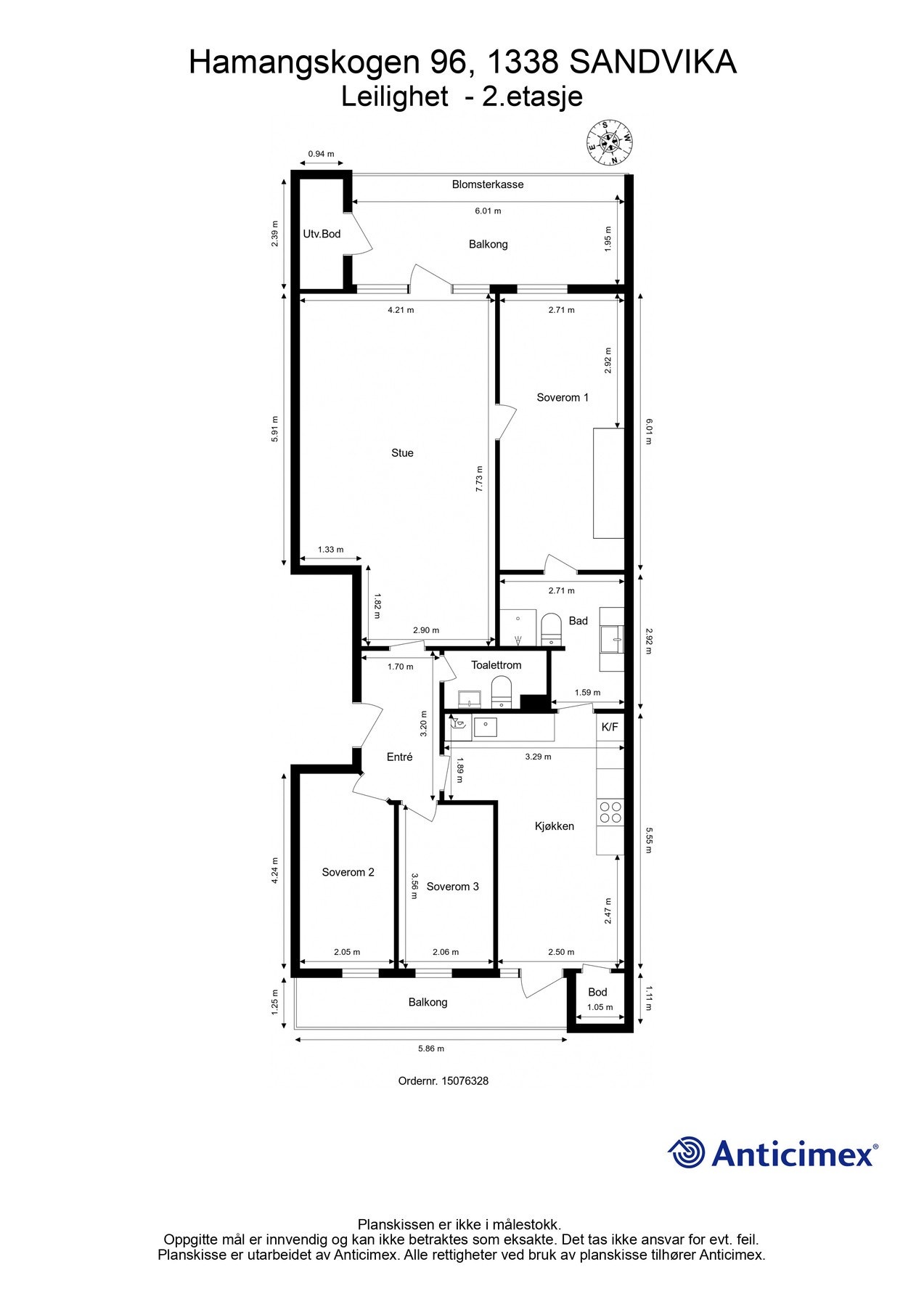 Plantegning 2 etg Galleribilde