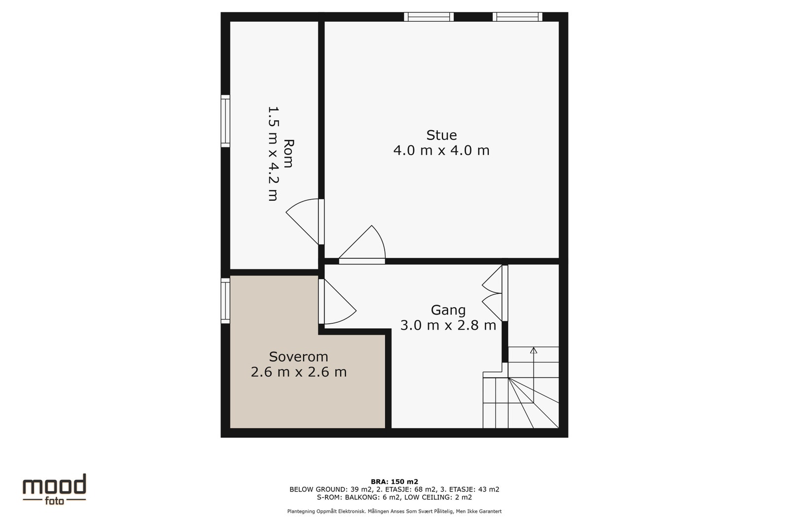 Plantegning kjeller Galleribilde