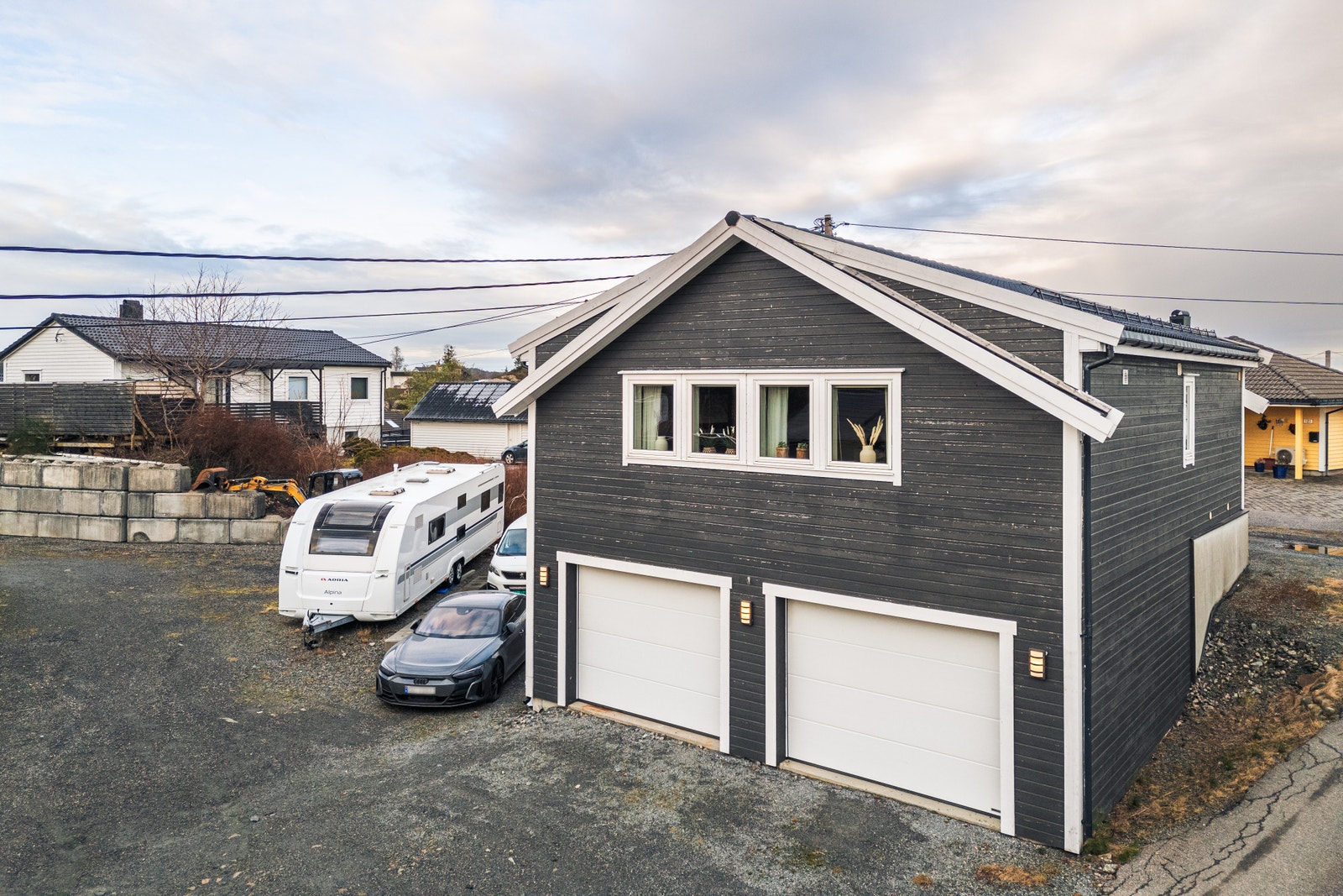 Dobbel garasje Galleribilde