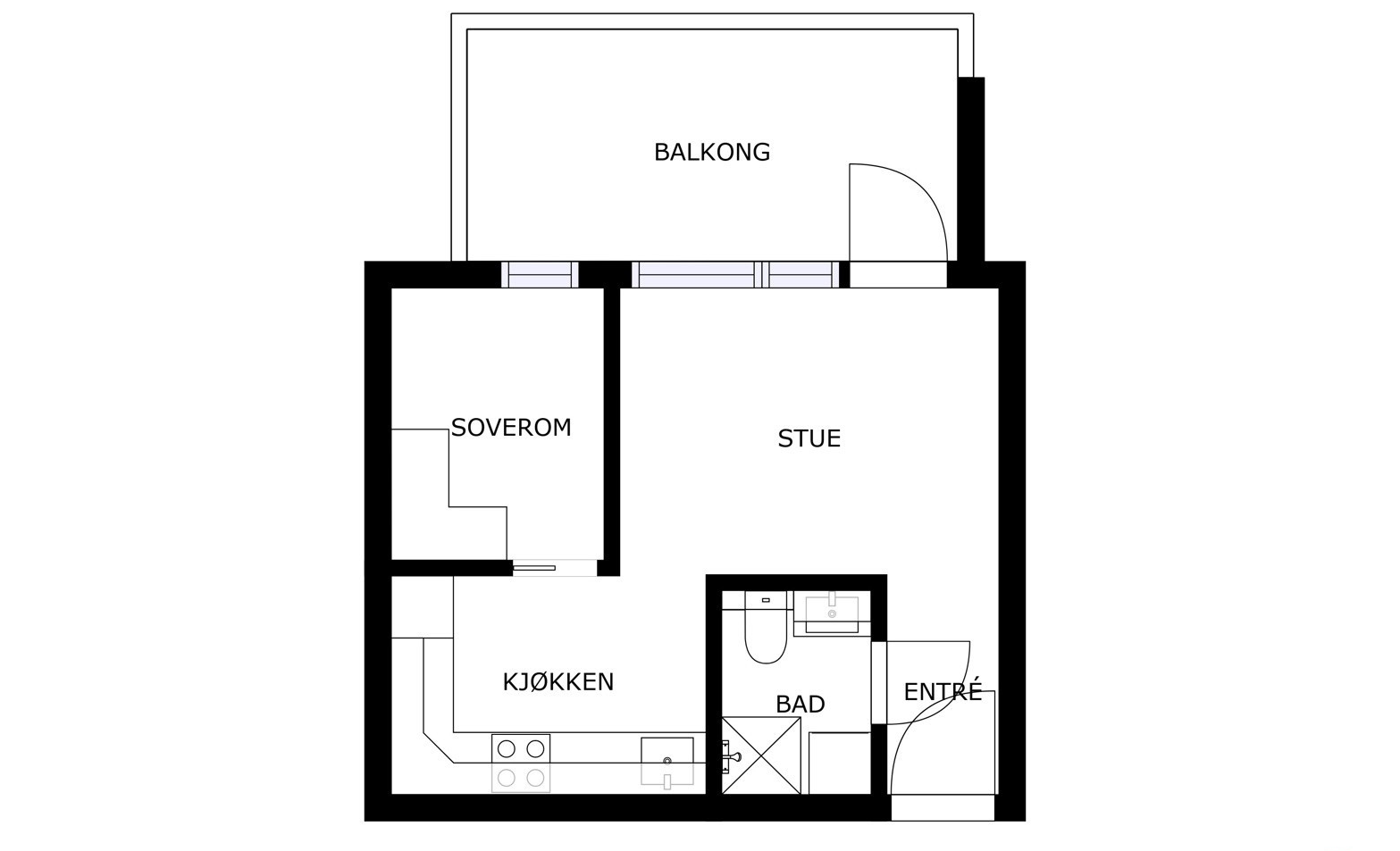 Plantegning Galleribilde