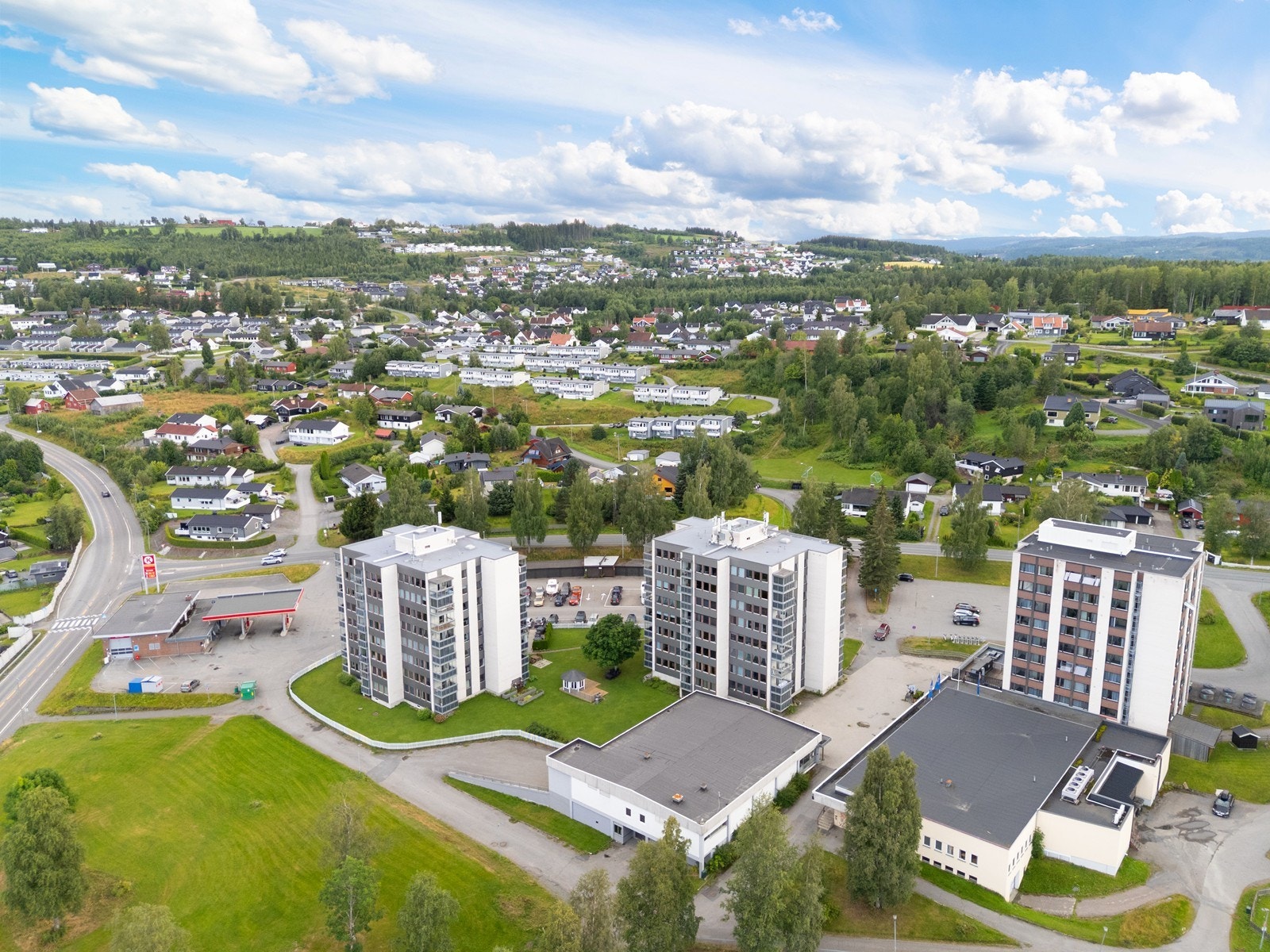 Kort vei til Fagskolen Innlandet, NTNU og Circle K Galleribilde