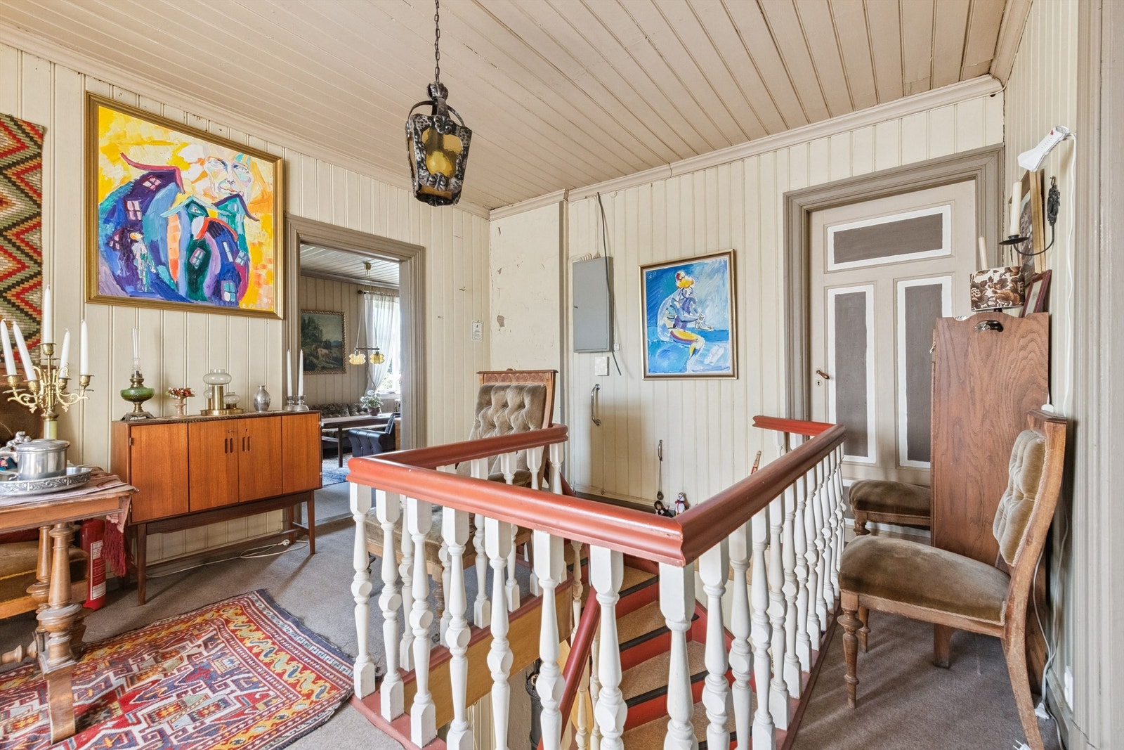 Fra loftstuen er det utgang til boligens andre glassveranda på 7m². Galleribilde