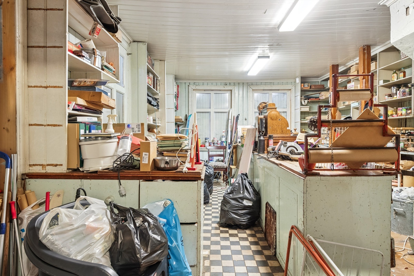 Tidligere butikklokaler i 1. etasje. Galleribilde