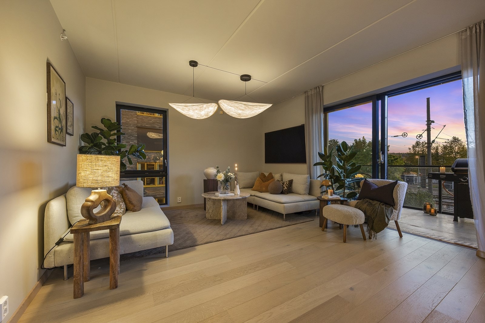 Romslig og trivelig hjørneløsning Galleribilde