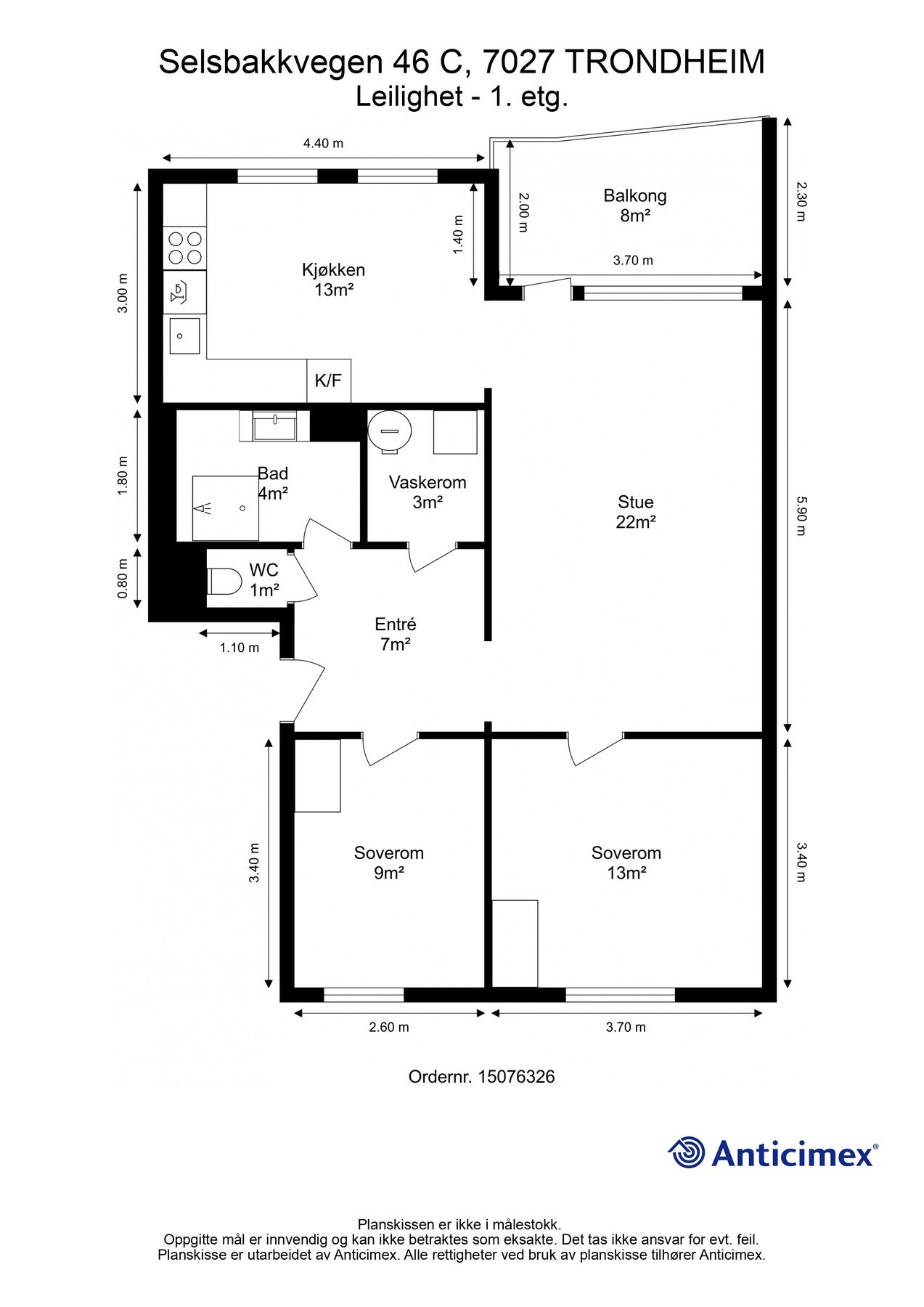 Plantegning - 1. etasje Galleribilde