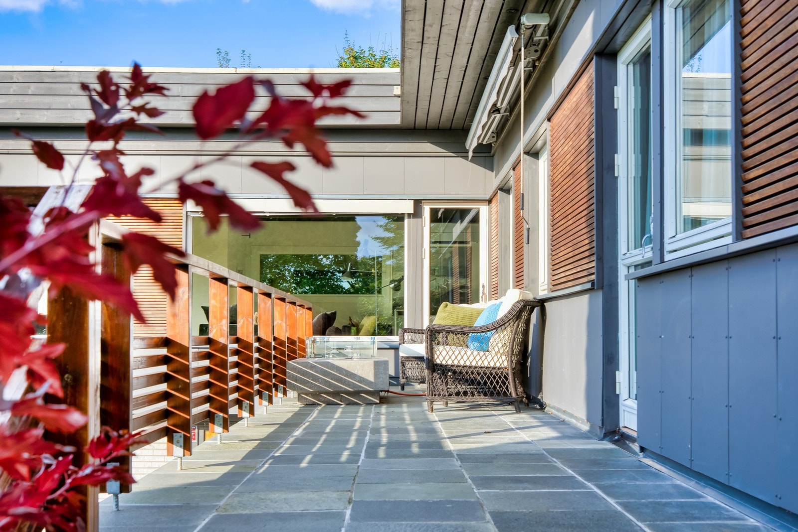 Dette er også en veranda du kan komme til direkte fra hovedsoverommet. Galleribilde