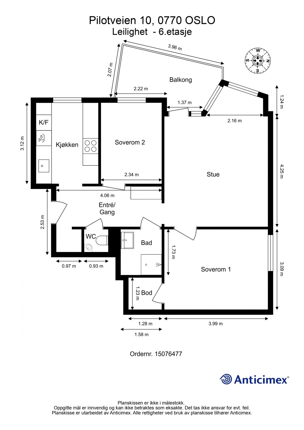Plantegning Galleribilde