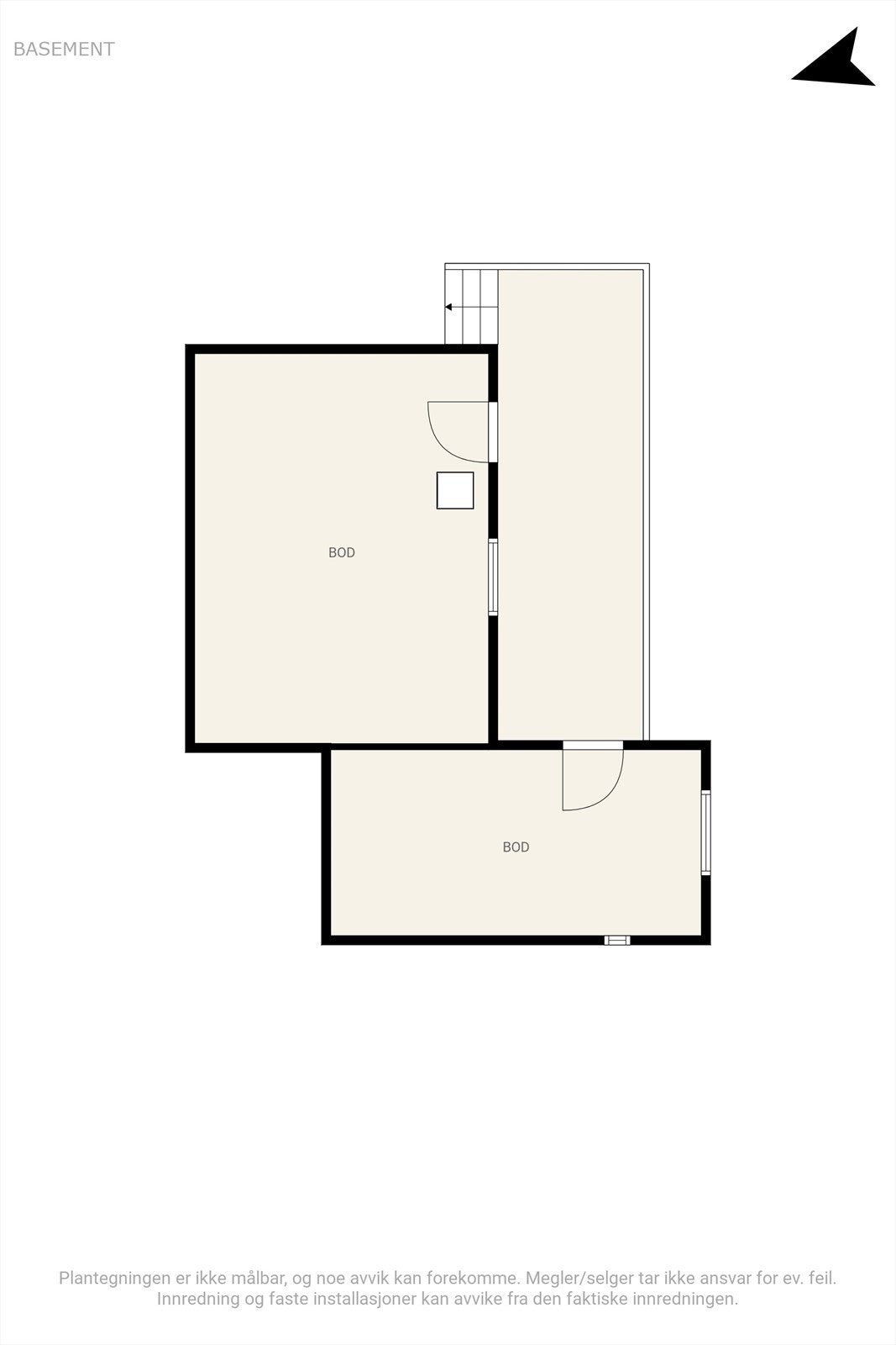 Plantegning kjeller Galleribilde