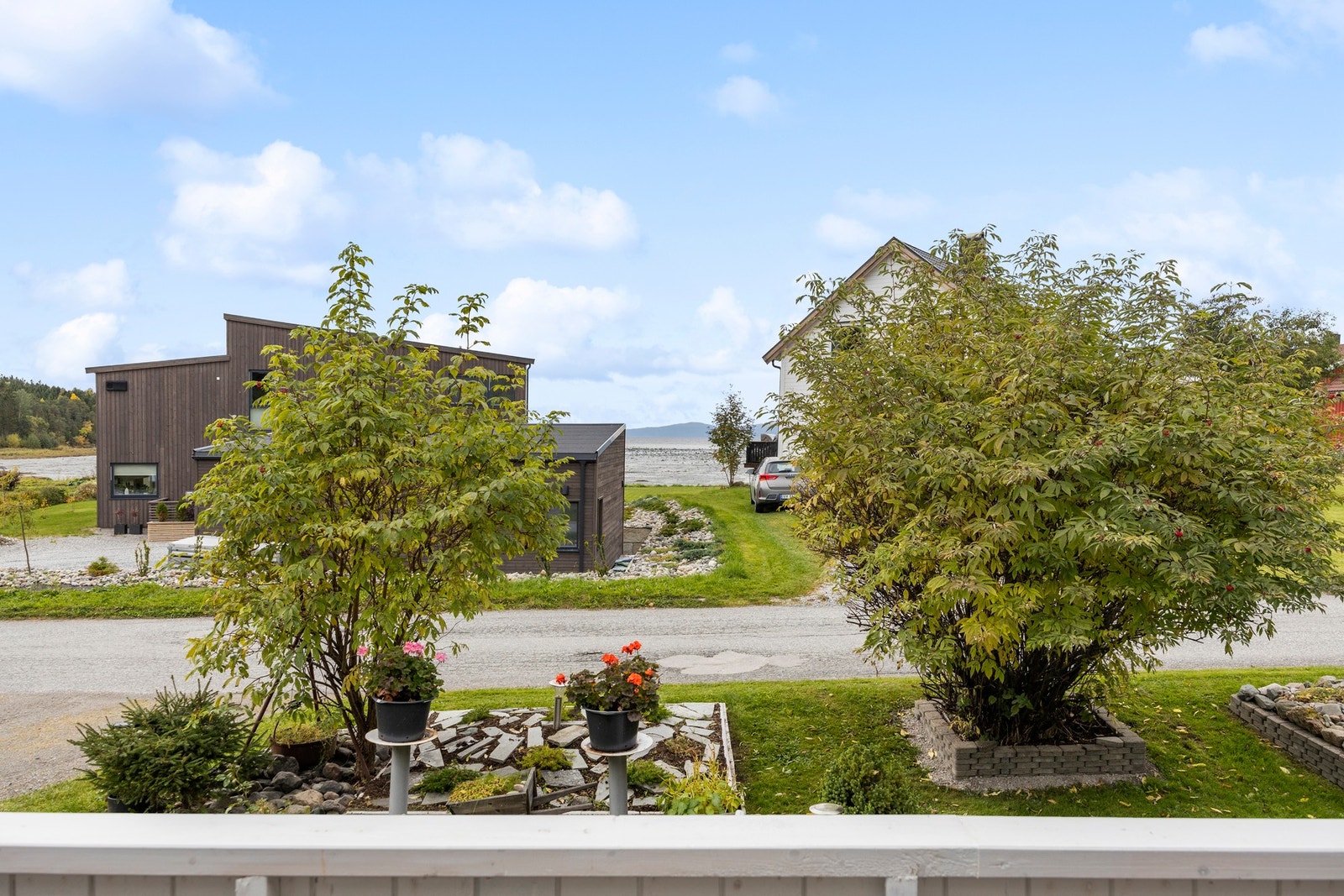 Utsikt fra terrasse Galleribilde