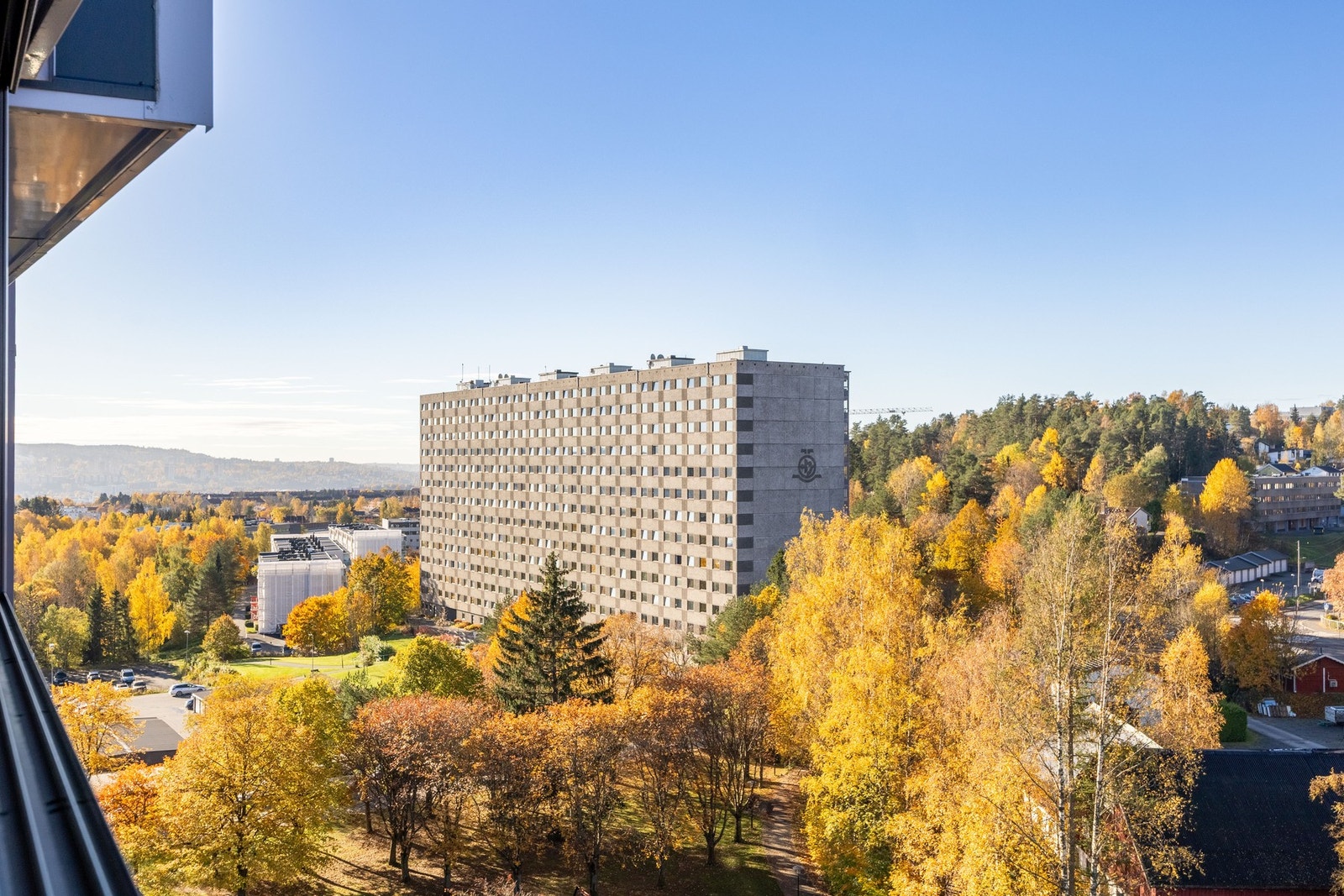 Herfra har man fantastisk utsikt over nærområdet. Galleribilde