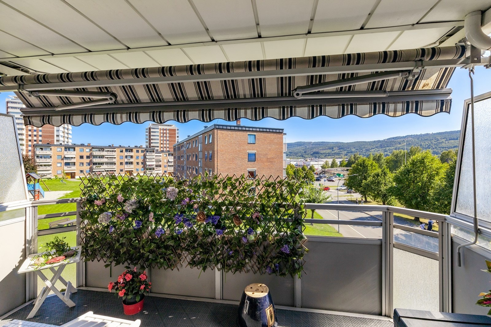 Nydelig uteplass Galleribilde