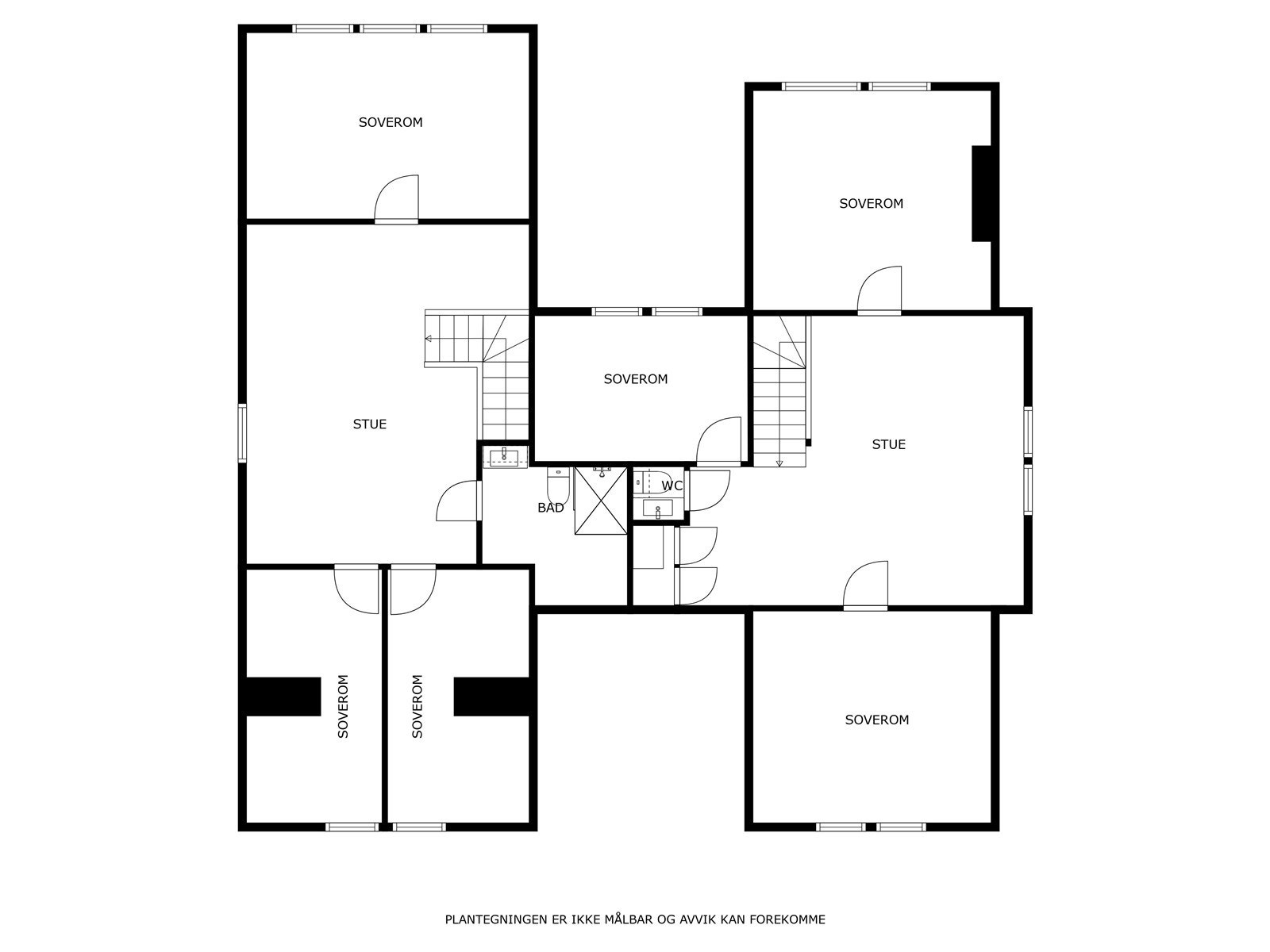 Plantegning 2.etg. Galleribilde