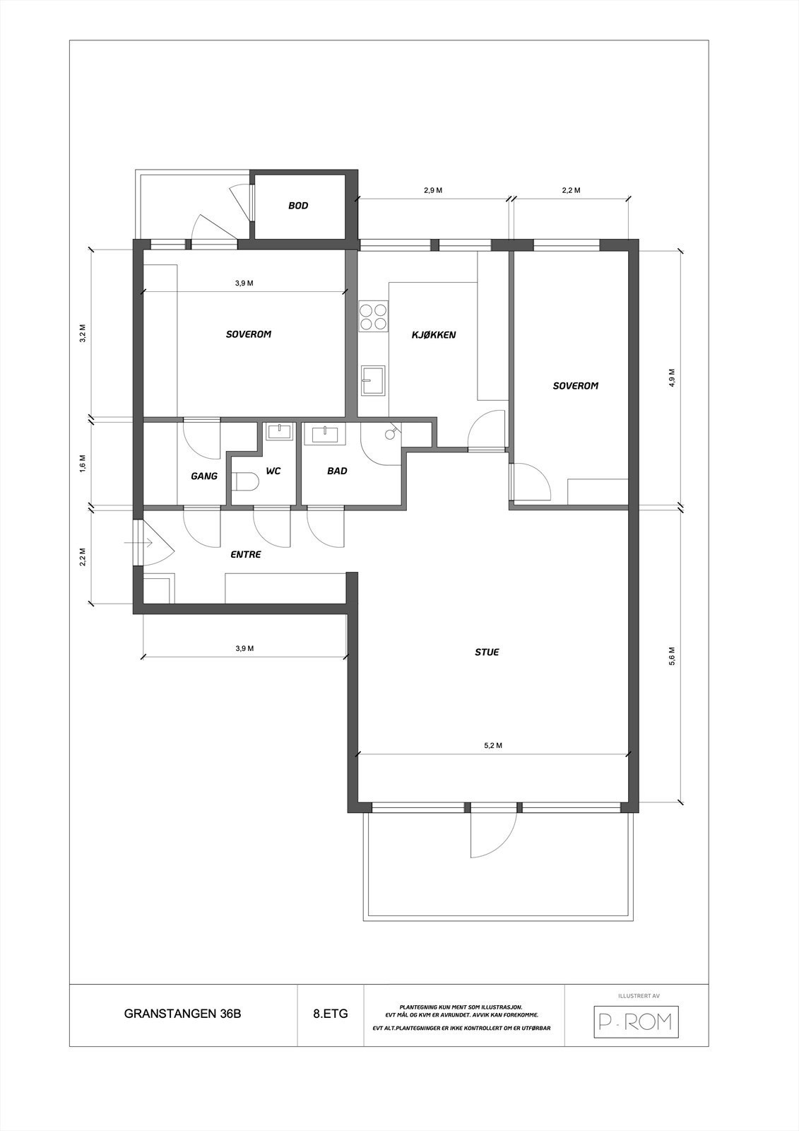 Plantegning Galleribilde