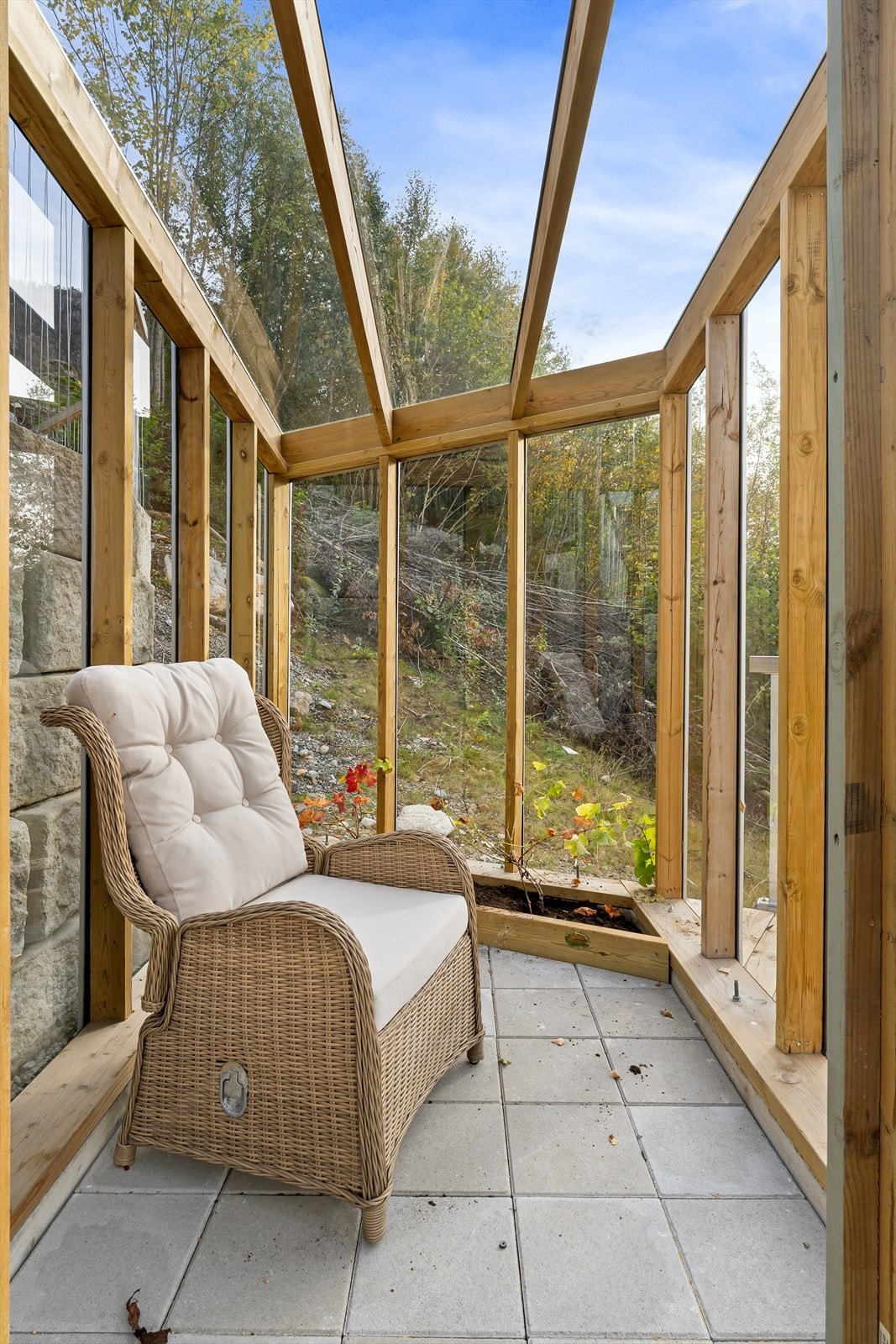 Felles utvendig drivhus som sameie disponerer Galleribilde