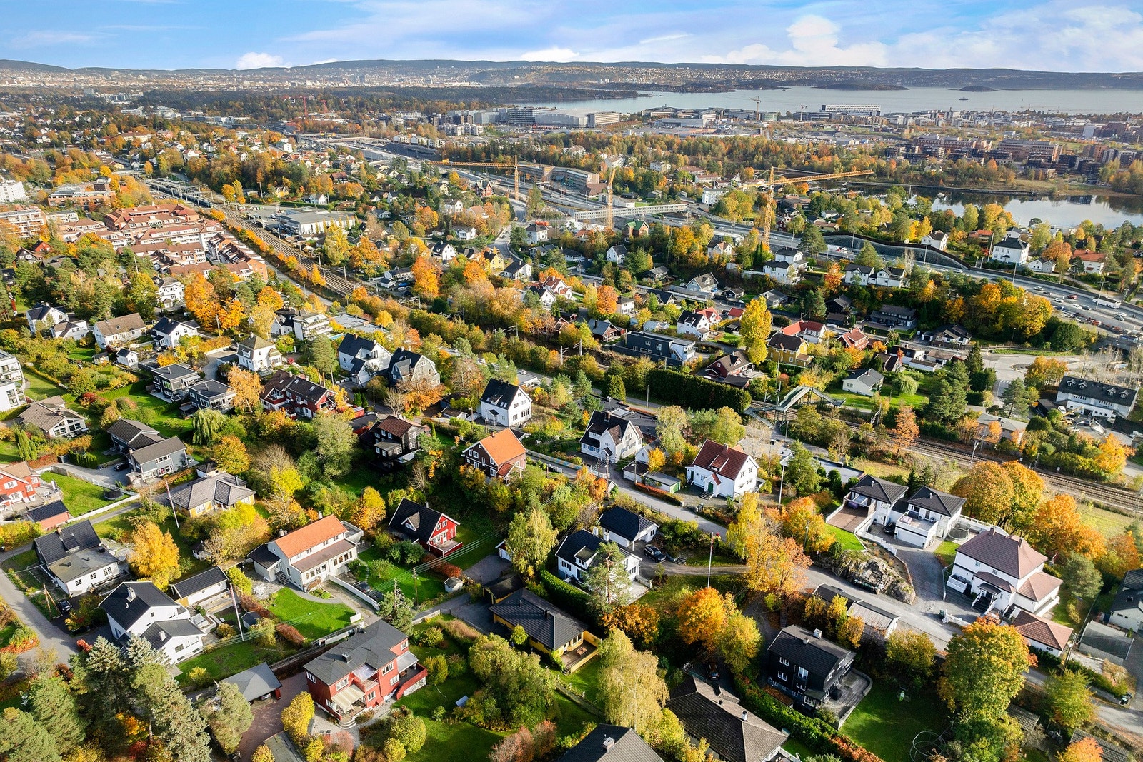 Attraktivt og barnevennlig område i en blindvei Galleribilde