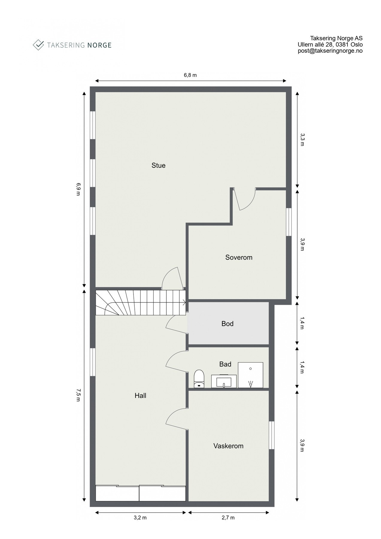 Plantegning kjeller Galleribilde