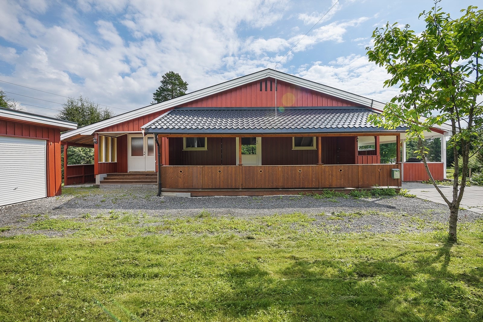 God plass for parkering. Galleribilde